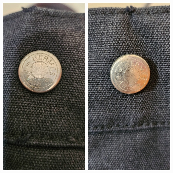 ❌SOLD❌ 🖤Hermes Canvas Tote Pm🖤 - Picture 8 of 13